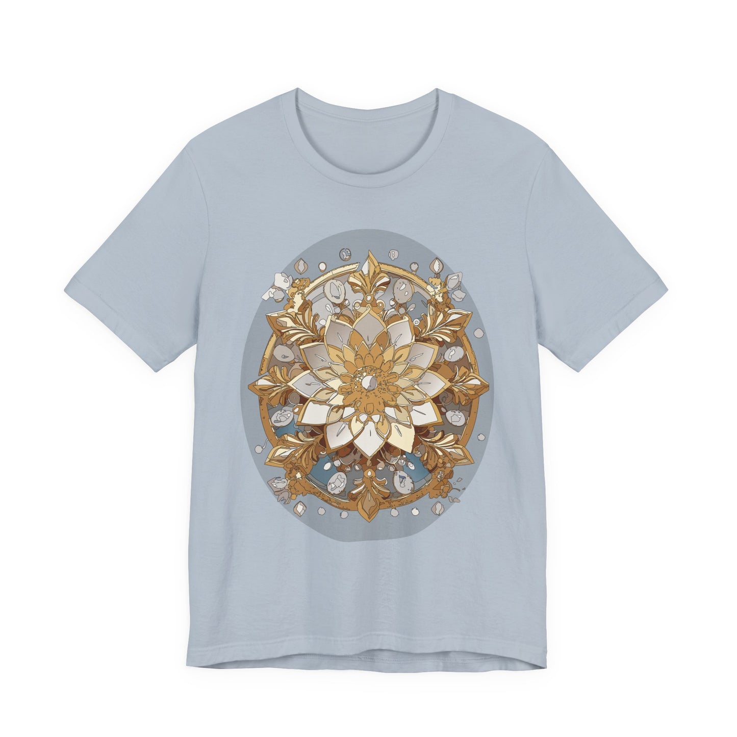 Floral Shirt, Flower Shirt, Tee Shirt with Antique Flower