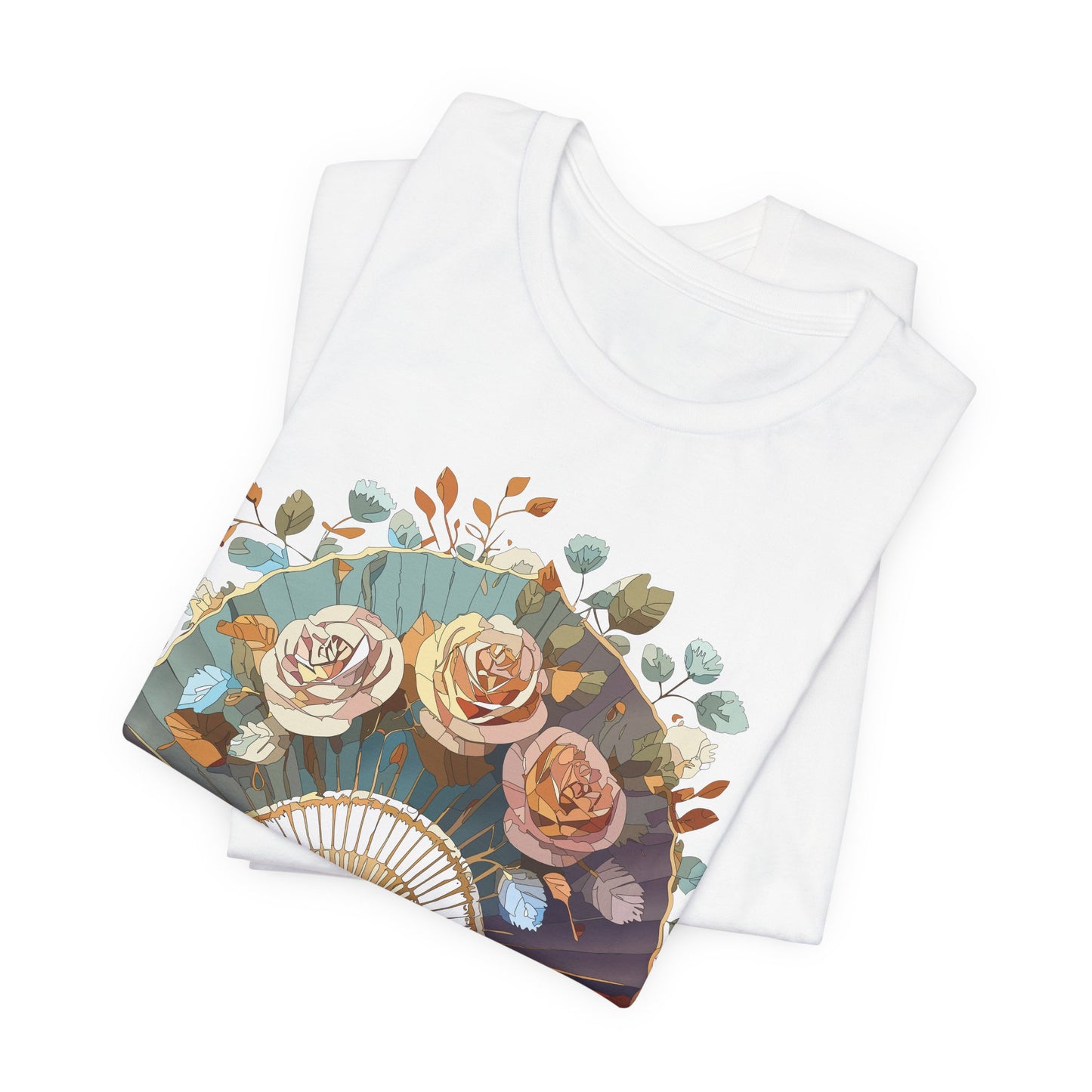 Fan shirt, Shirt with Fan, Tee Shirt with Gold Blower