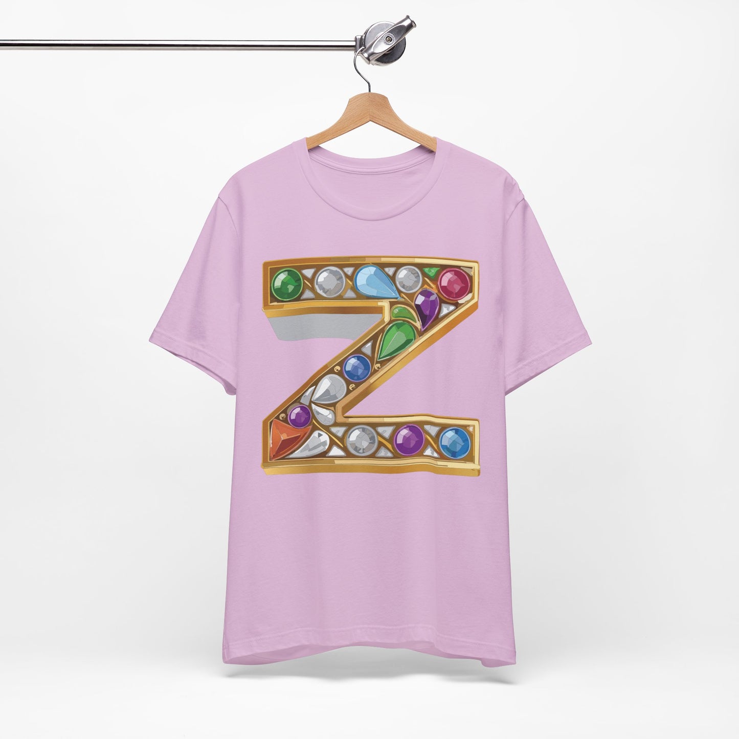 Letter Shirt, Shirt with Letters, Tee Shirt with Gold Letter, Shirt with Antique Letters