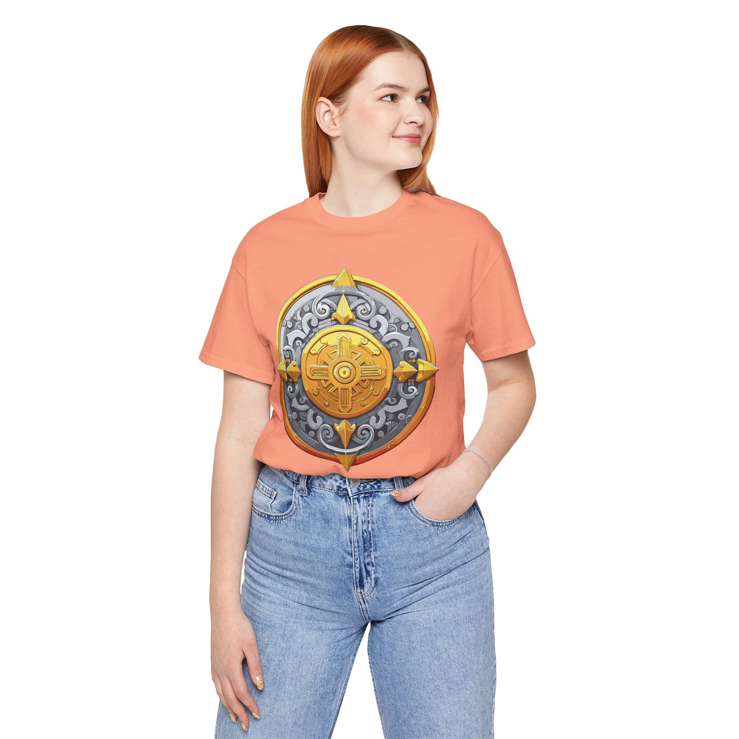 Coin Shirt, Shirt with Coin, Tee Shirt with Gold Coin, Shirt with Antique Coin