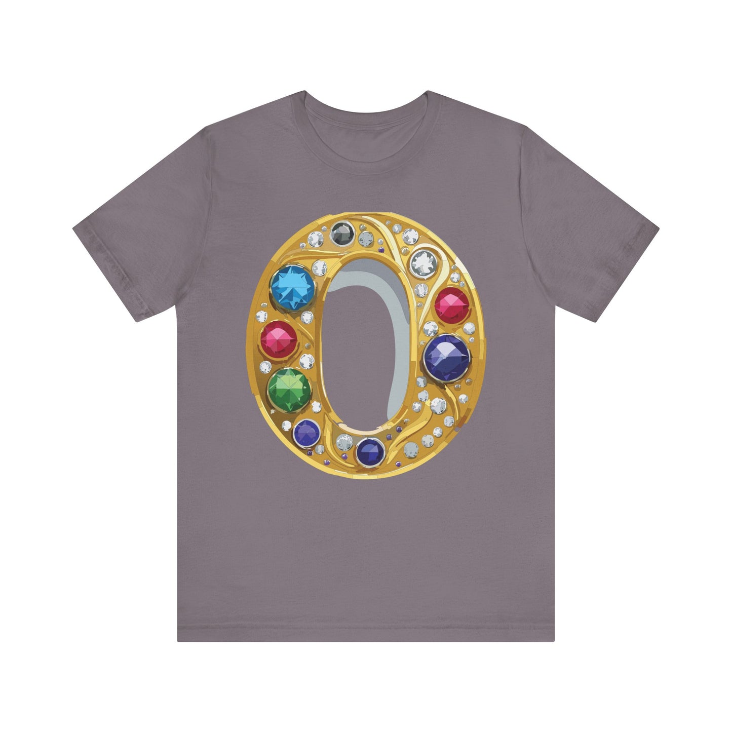 Letter Shirt, Shirt with Letters, Tee Shirt with Gold Letter, Shirt with Antique Letters