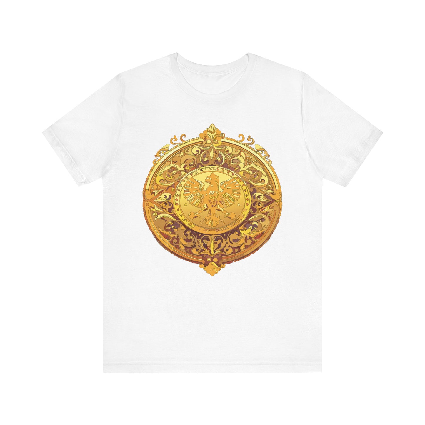 Coin Shirt, Shirt with Coin, Tee Shirt with Gold Coin, Shirt with Antique Coin