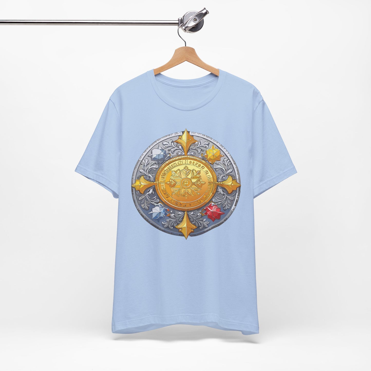 Coin Shirt, Shirt with Coin, Tee Shirt with Gold Coin, Shirt with Antique Coin