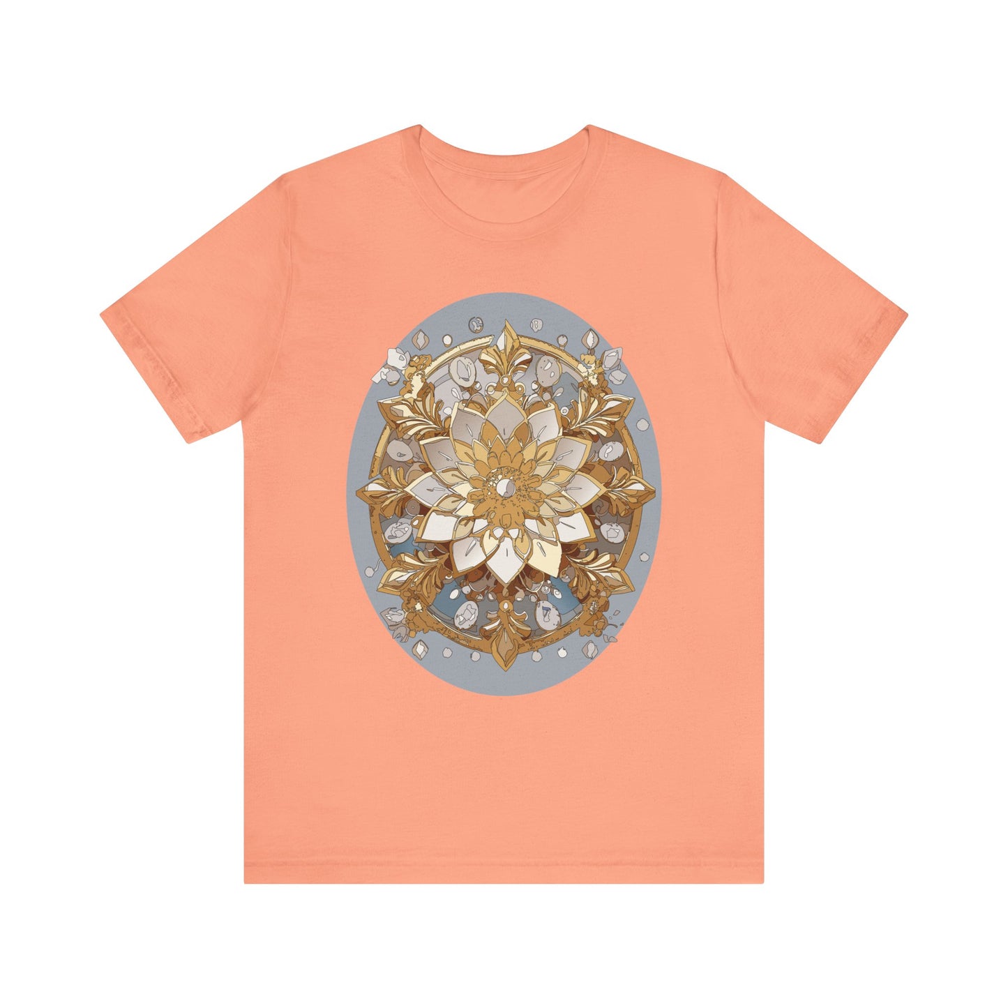 Floral Shirt, Flower Shirt, Tee Shirt with Antique Flower