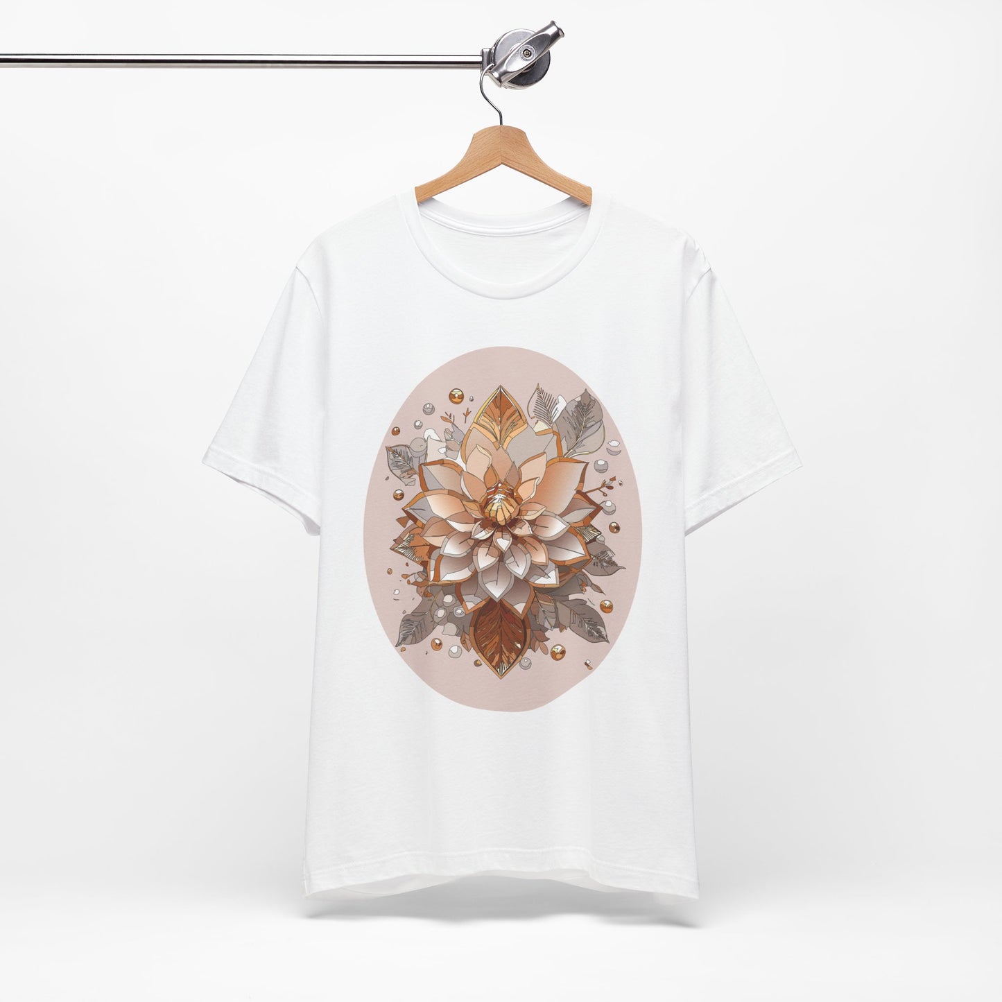 Floral Shirt, Flower Shirt, Tee Shirt with Antique Flower