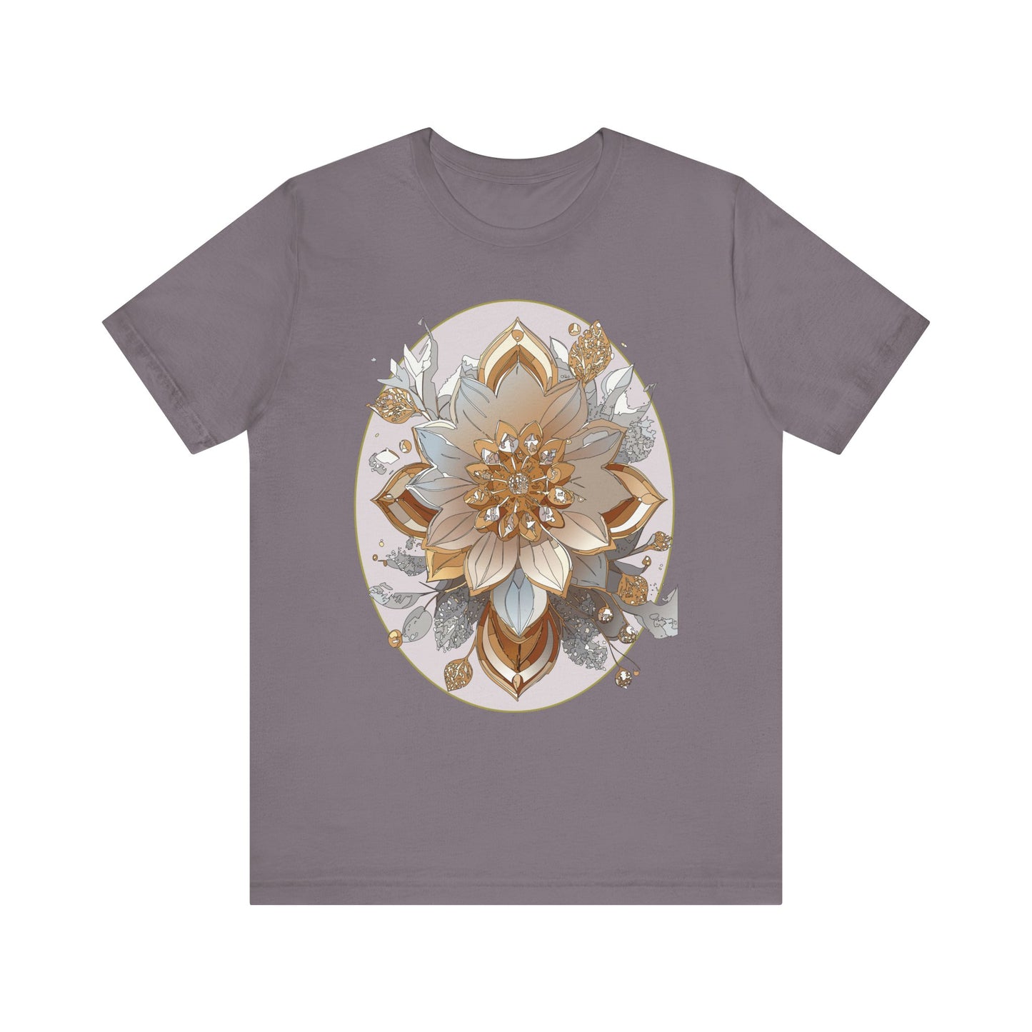 Floral Shirt, Flower Shirt, Tee Shirt with Antique Flower