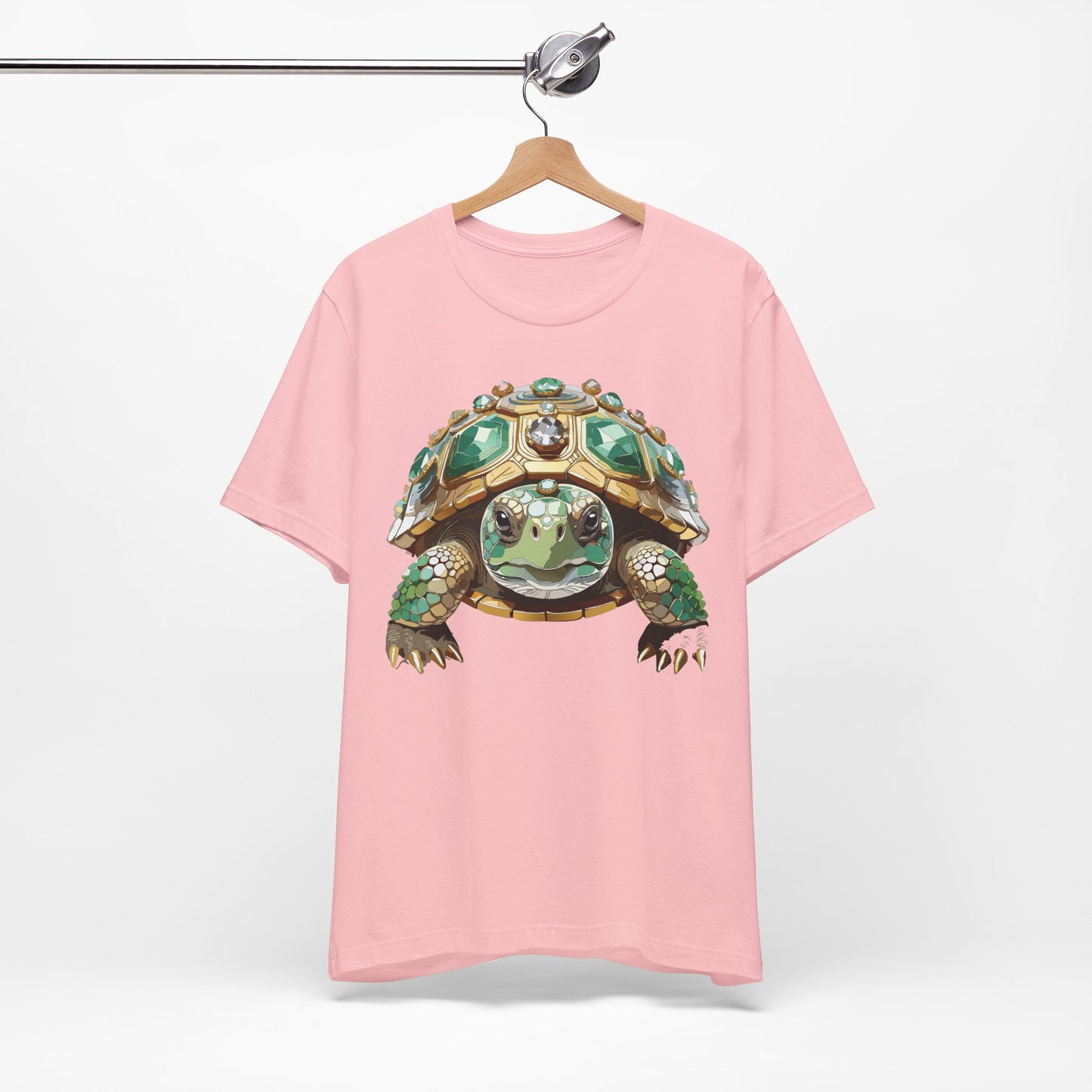 Animal Shirt, Shirt with Animal, Tee Shirt with Gold Animal Medal, Shirt with Antique Animal Medallion