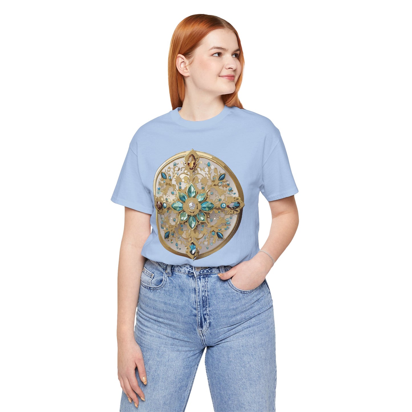 Medallion Shirt, Shirt with Medallion, Tee Shirt with Medal