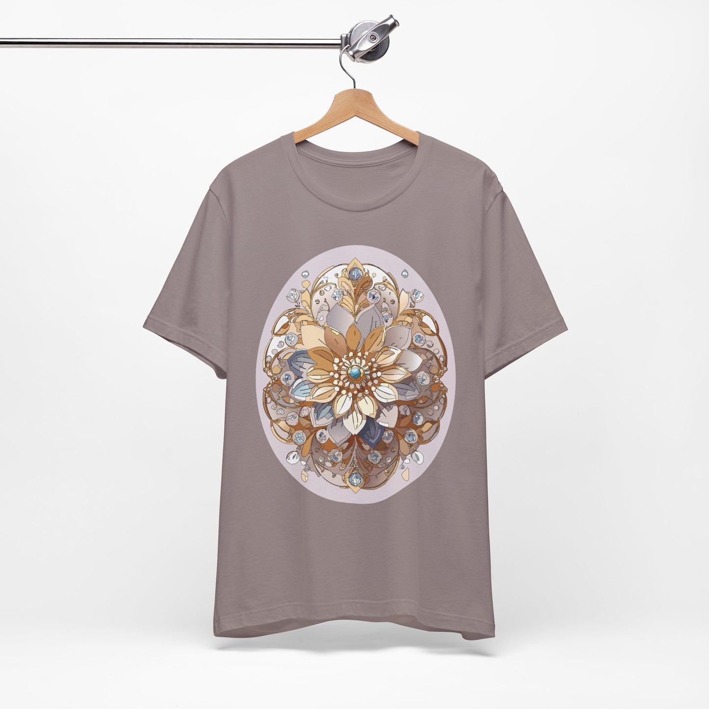 Floral Shirt, Flower Shirt, Tee Shirt with Antique Flower