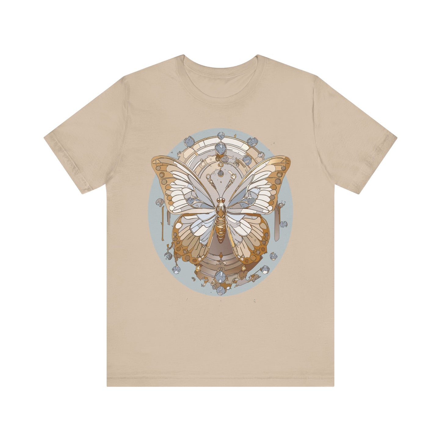 Butterfly Shirt, Shirt with Butterfly, Tee Shirt with Antique Butterfly