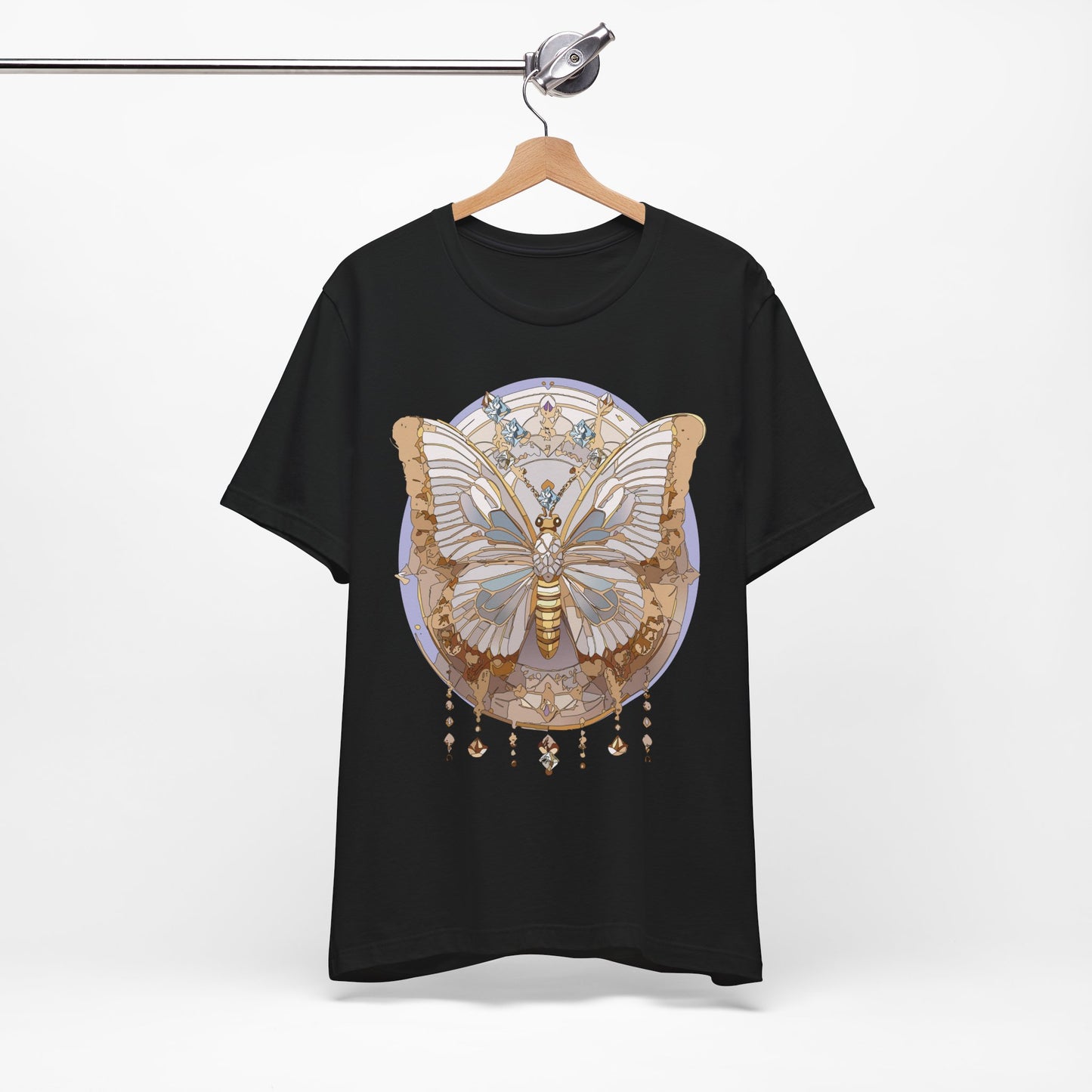 Butterfly Shirt, Shirt with Butterfly, Tee Shirt with Antique Butterfly