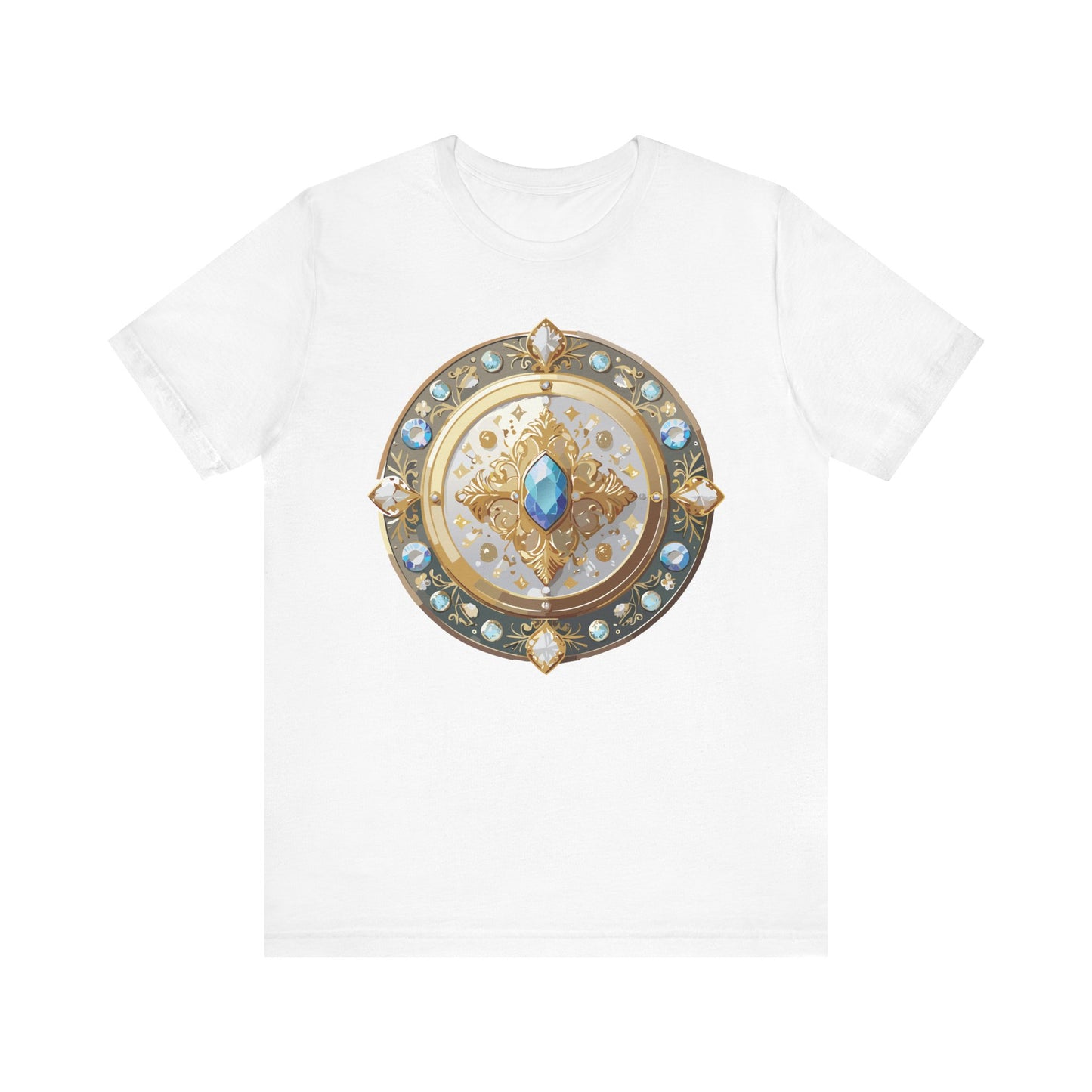 Medallion Shirt, Shirt with Medallion, Tee Shirt with Medal