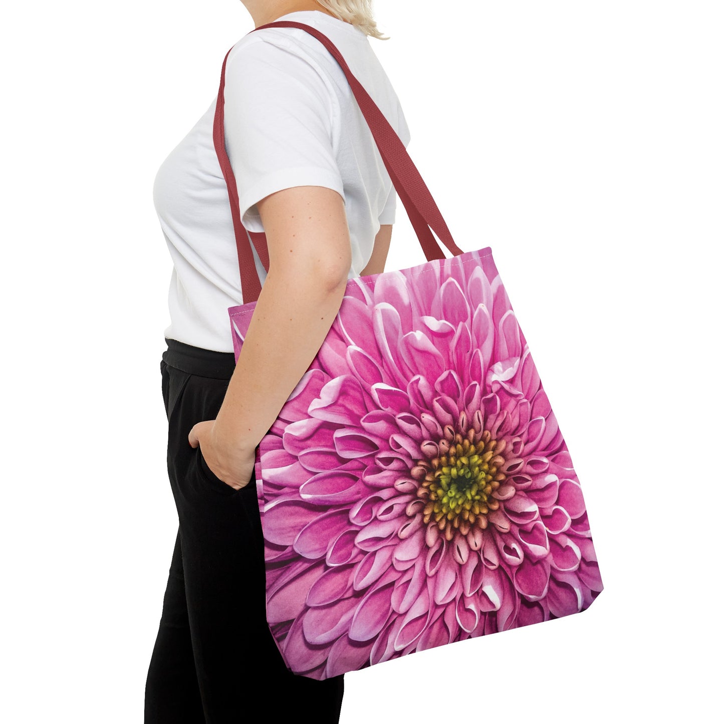 Canvas Bag with Floral Prints