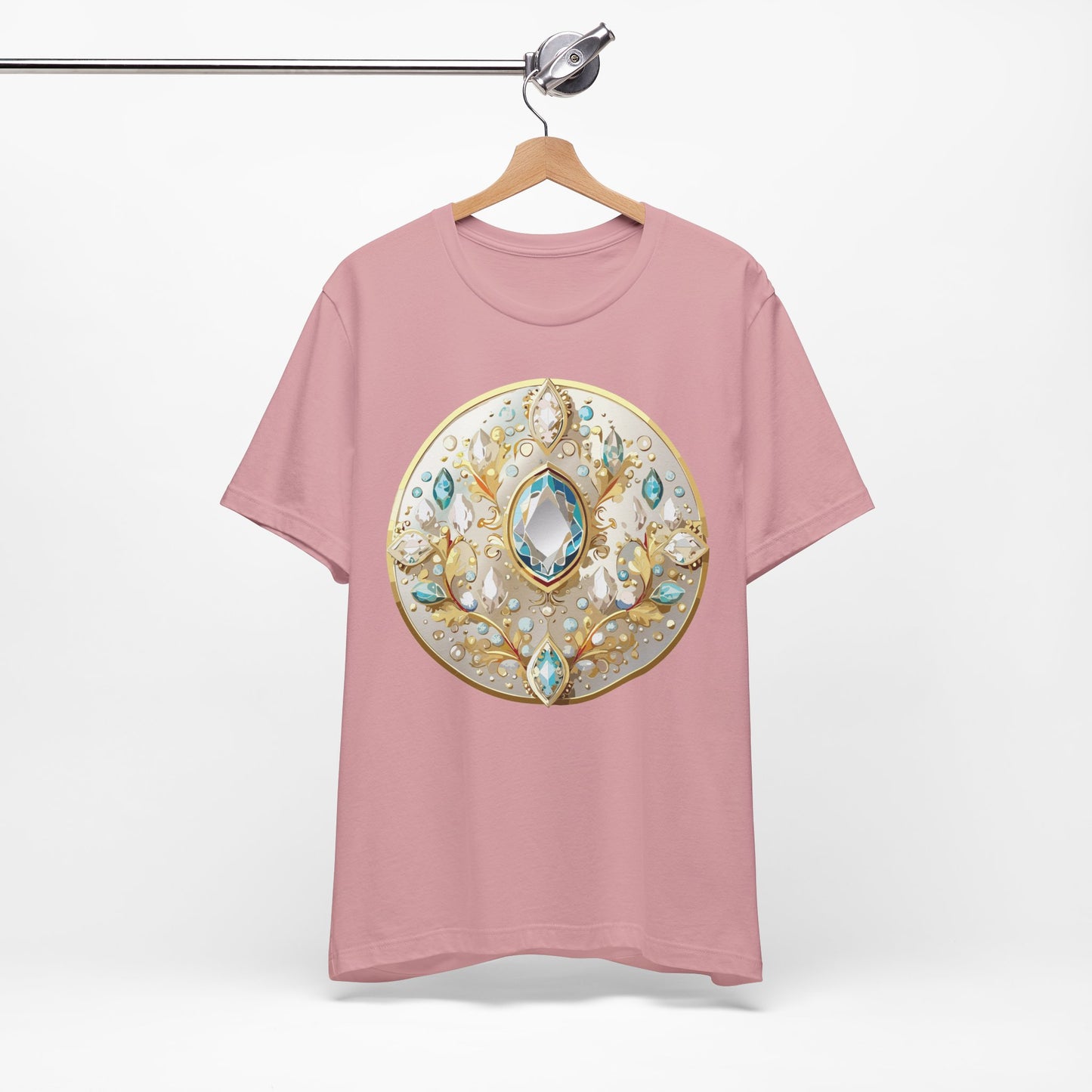 Medallion Shirt, Shirt with Medallion, Tee Shirt with Medal