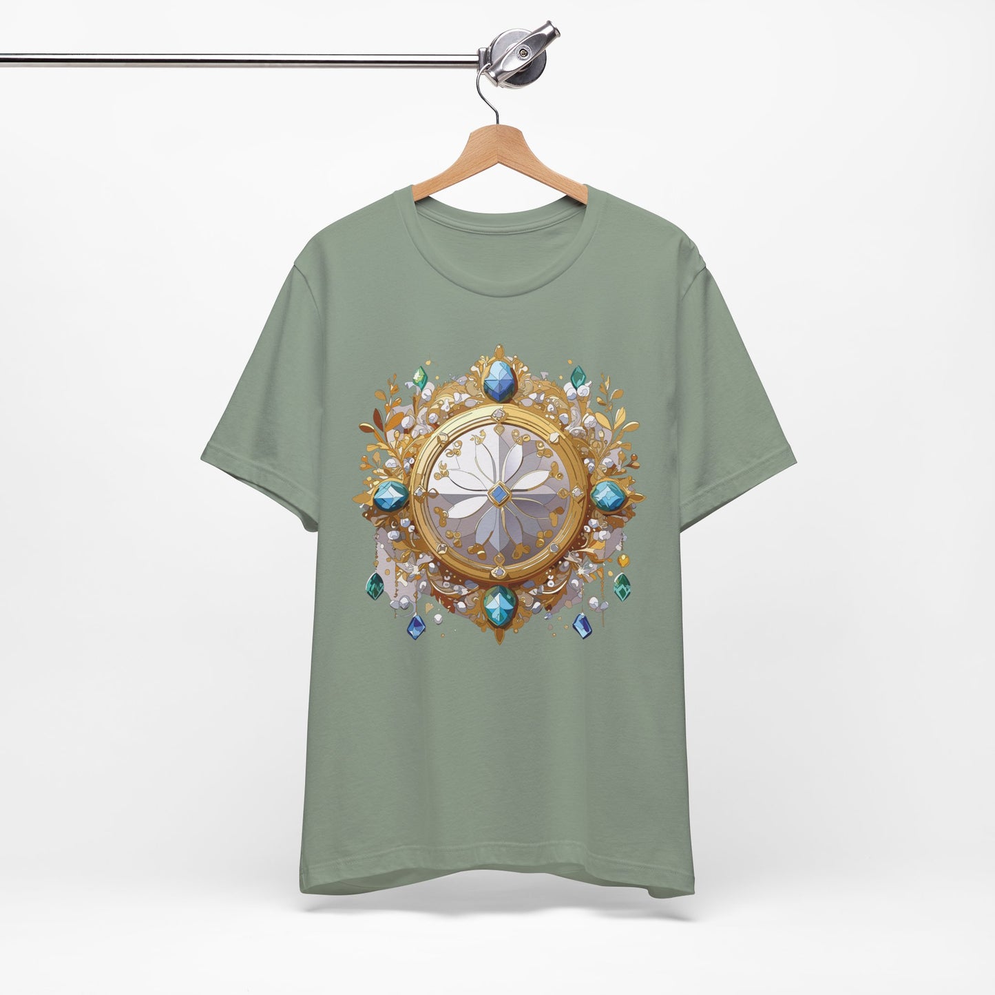Medallion Shirt, Shirt with Medallion, Tee Shirt with Medal