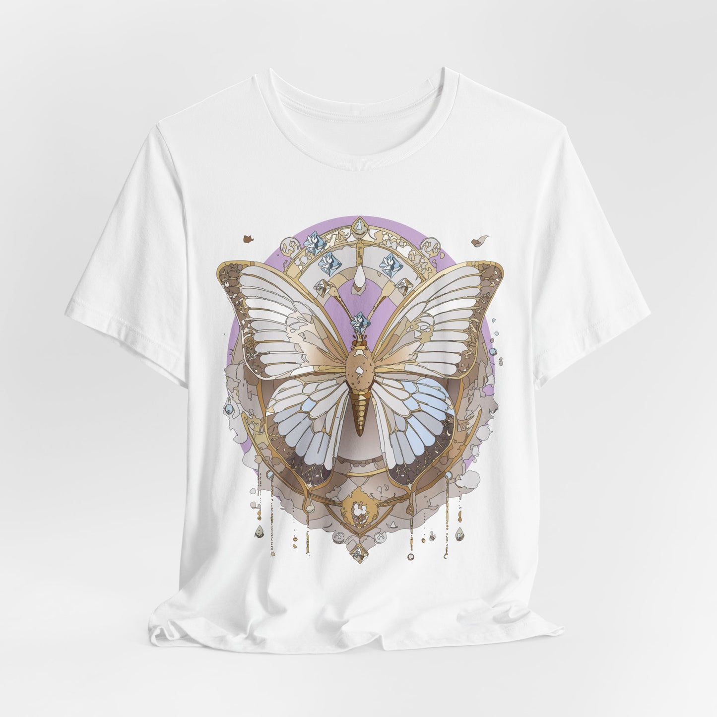 Butterfly Shirt, Shirt with Butterfly, Tee Shirt with Antique Butterfly