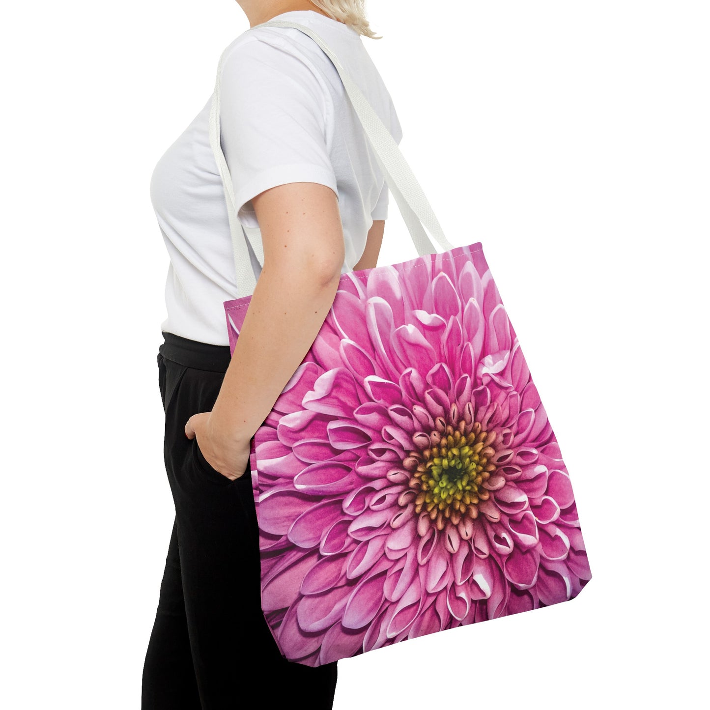 Canvas Bag with Floral Prints