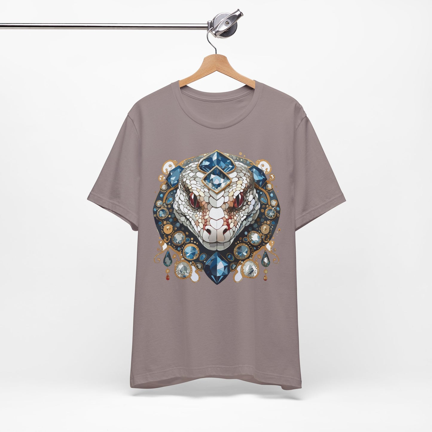 Animal Shirt, Shirt with Animal, Tee Shirt with Gold Animal Medal, Shirt with Antique Animal Medallion