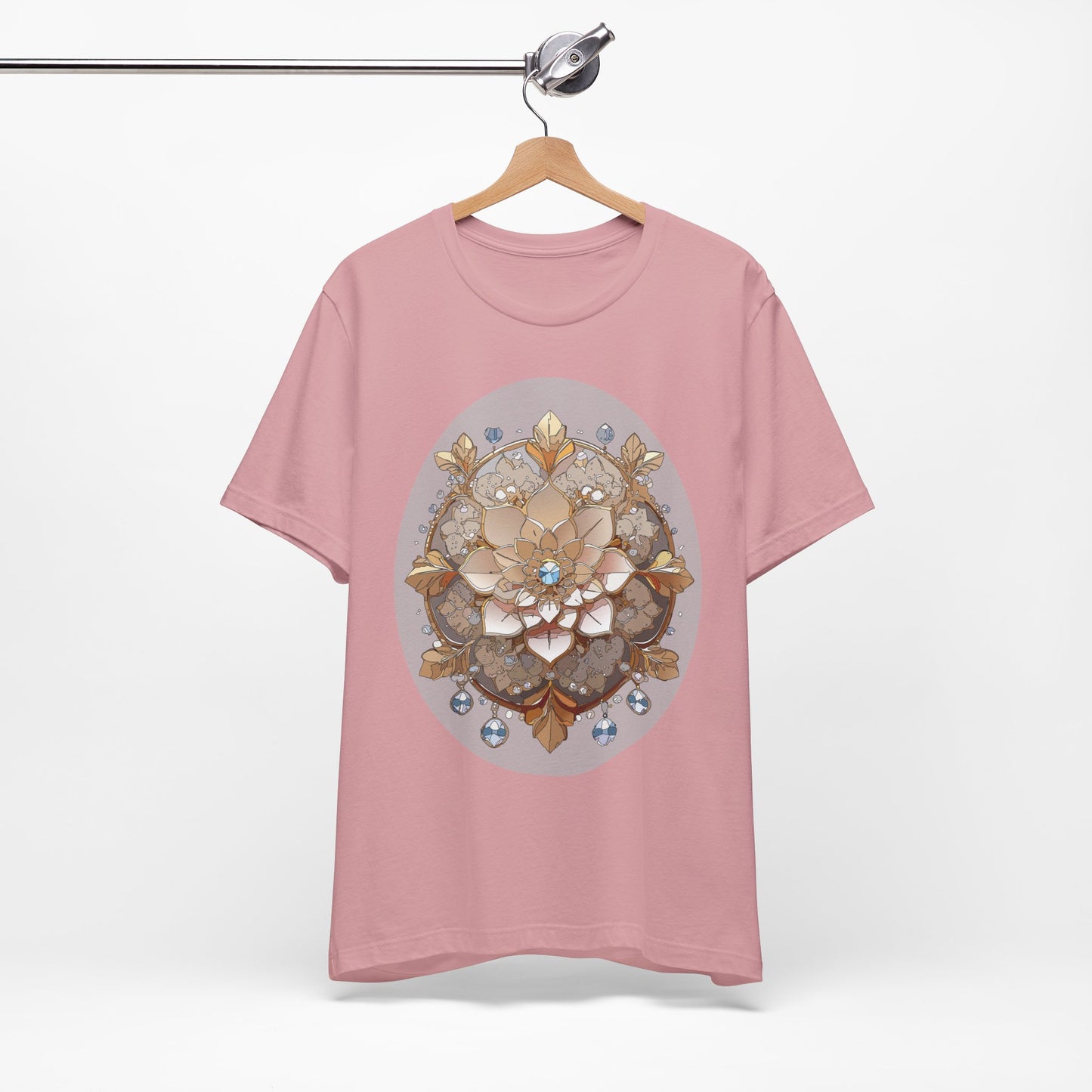 Floral Shirt, Flower Shirt, Tee Shirt with Antique Flower