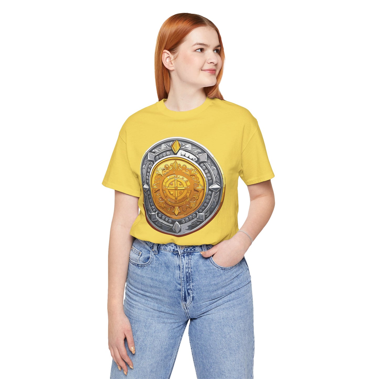 Coin Shirt, Shirt with Coin, Tee Shirt with Gold Coin, Shirt with Antique Coin