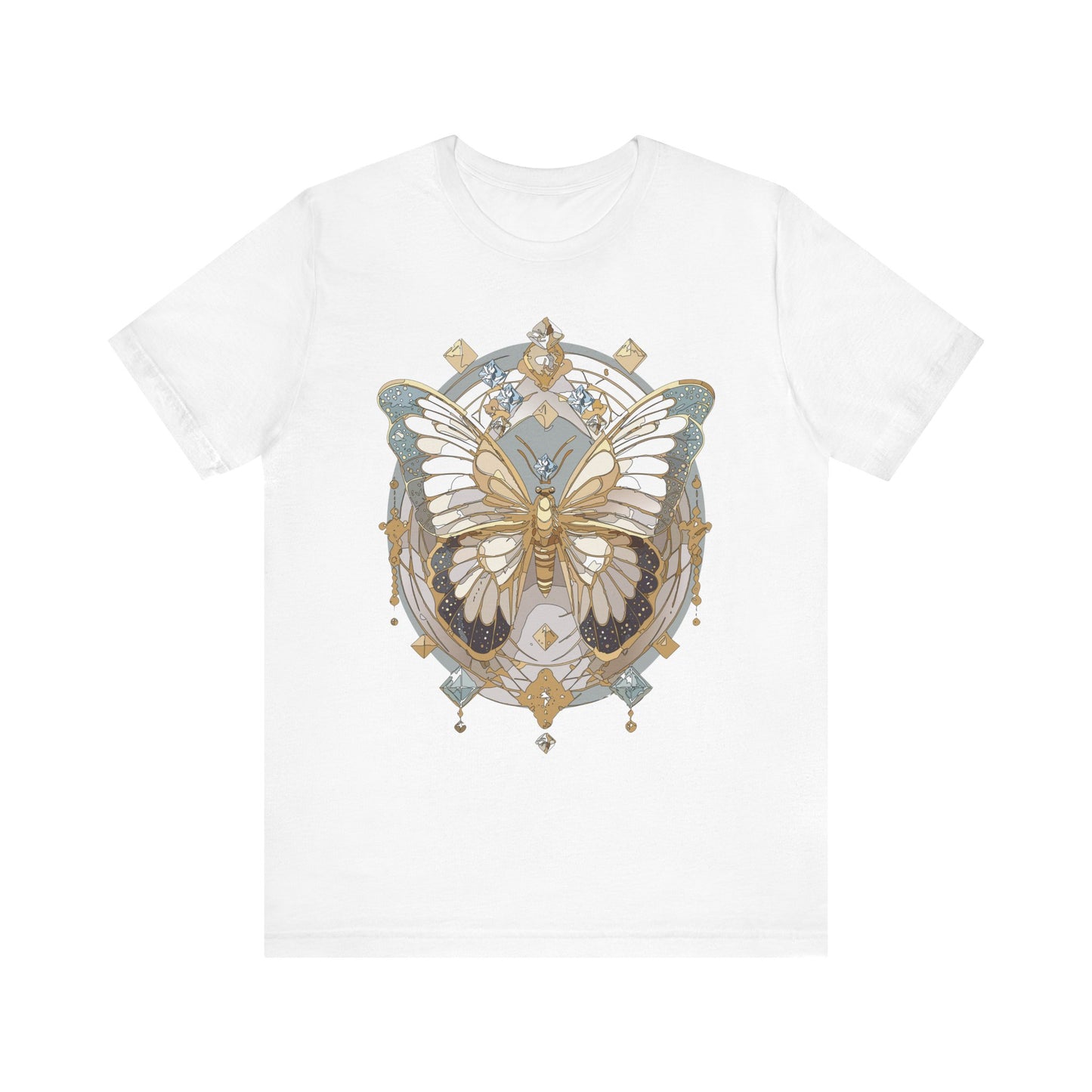 Butterfly Shirt, Shirt with Butterfly, Tee Shirt with Antique Butterfly