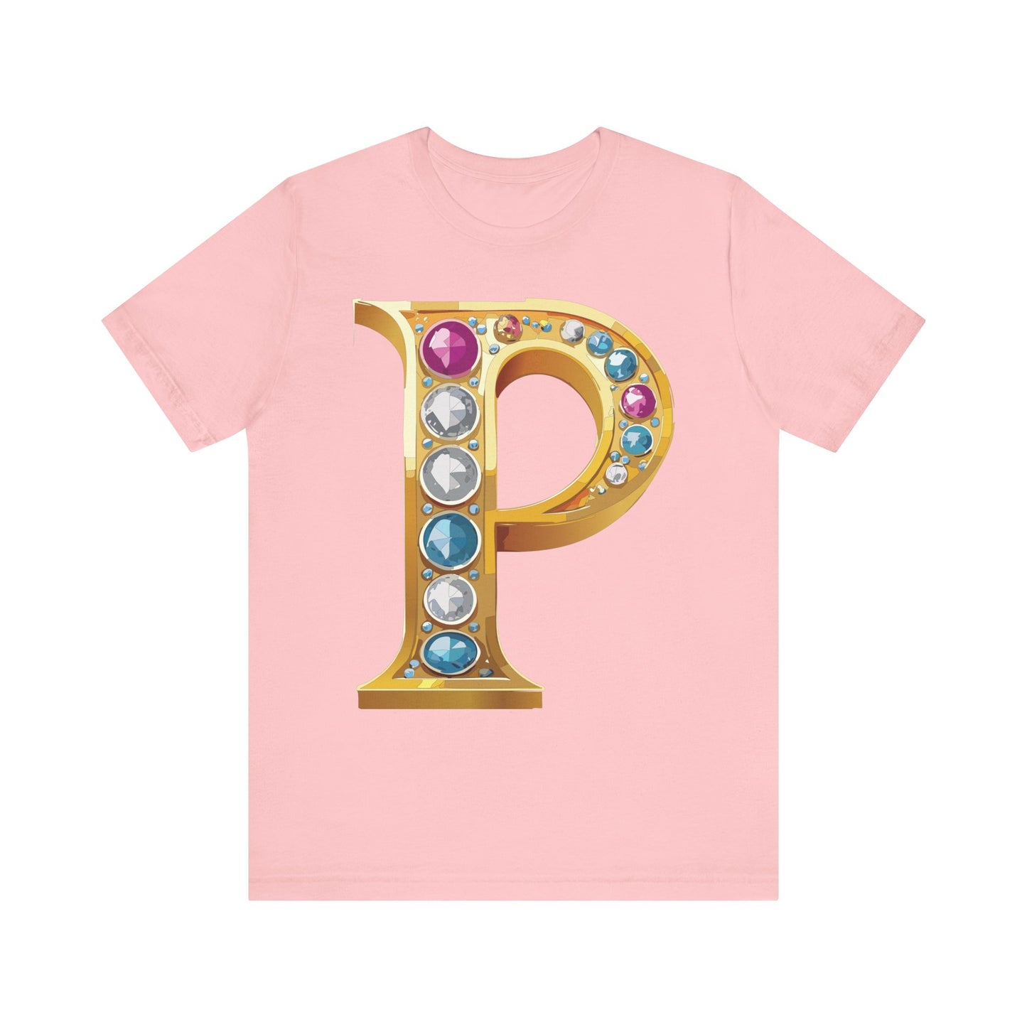 Letter Shirt, Shirt with Letters, Tee Shirt with Gold Letter, Shirt with Antique Letters