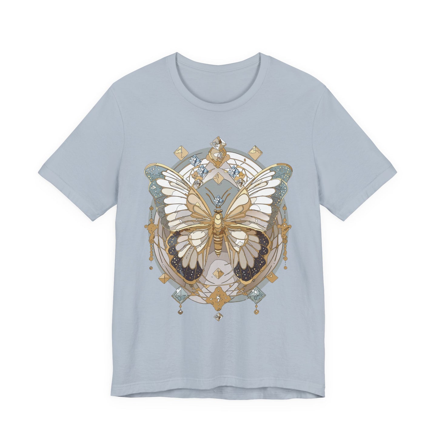 Butterfly Shirt, Shirt with Butterfly, Tee Shirt with Antique Butterfly