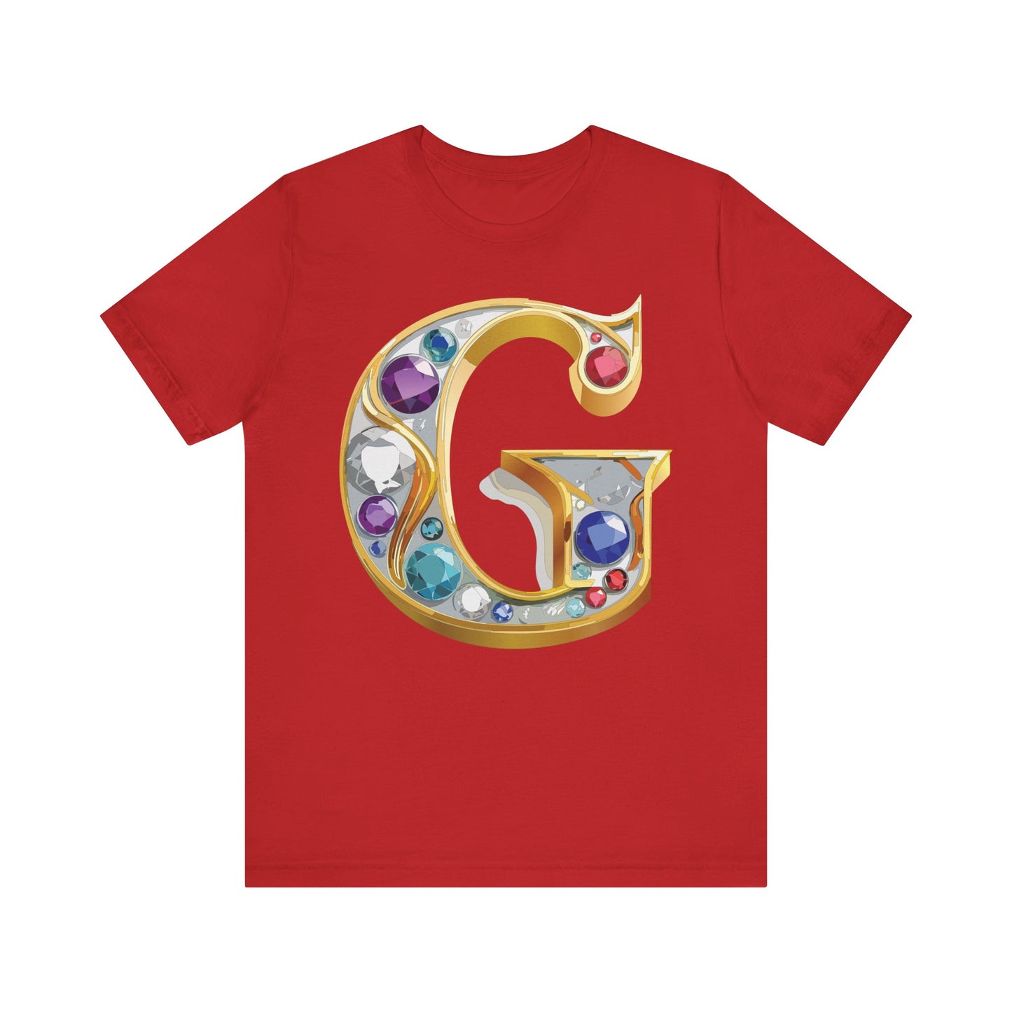 Letter Shirt, Shirt with Letters, Tee Shirt with Gold Letter, Shirt with Antique Letters