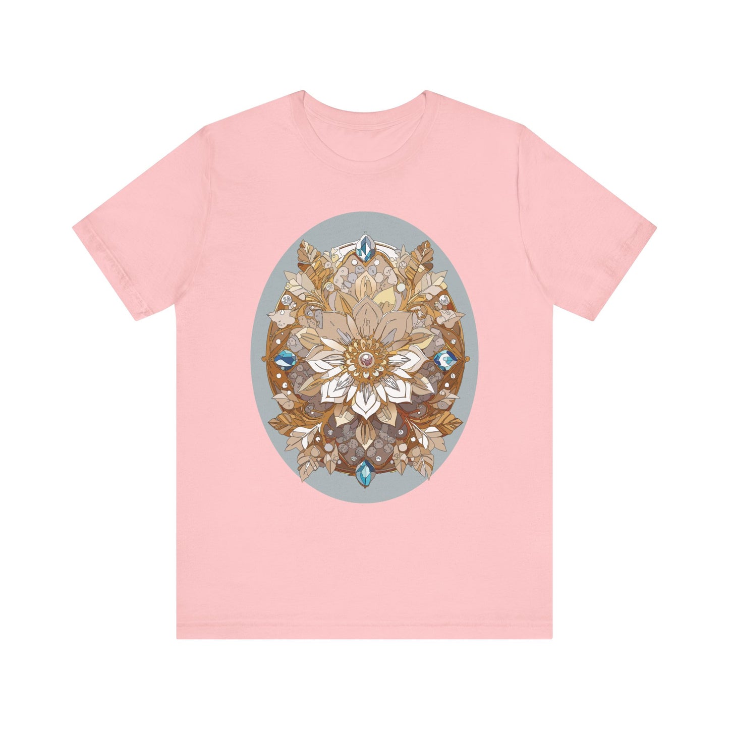 Floral Shirt, Flower Shirt, Tee Shirt with Antique Flower