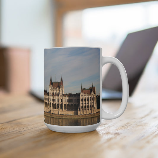 Coffee & Tea Mug with City prints, 15oz