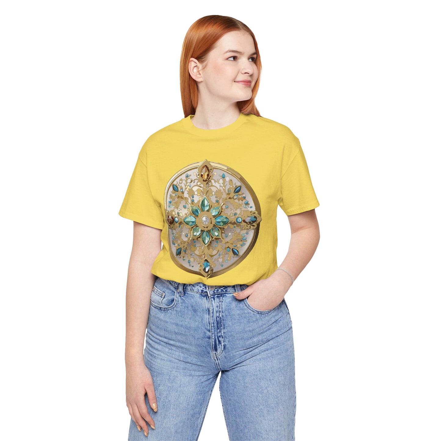 Medallion Shirt, Shirt with Medallion, Tee Shirt with Medal