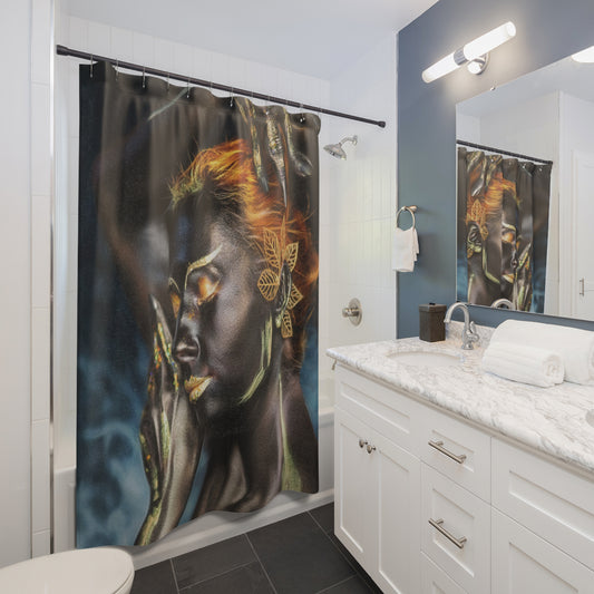 Woman Shower Curtain