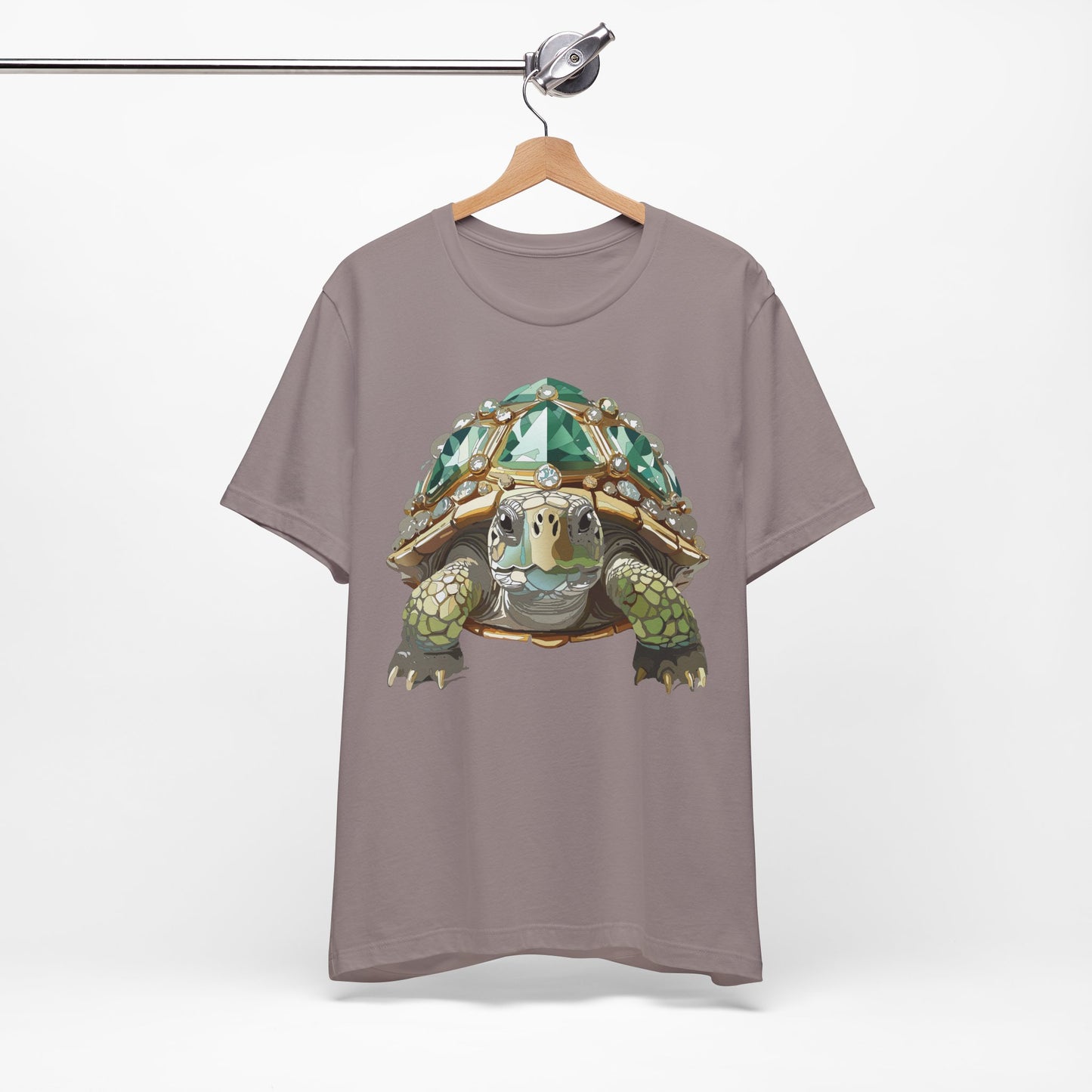 Animal Shirt, Shirt with Animal, Tee Shirt with Gold Animal Medal, Shirt with Antique Animal Medallion