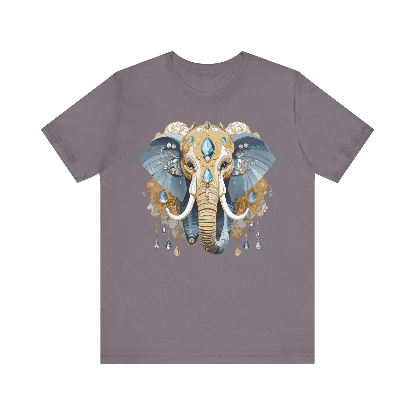 Animal Shirt, Shirt with Animal, Tee Shirt with Gold Animal Medal, Shirt with Antique Animal Medallion