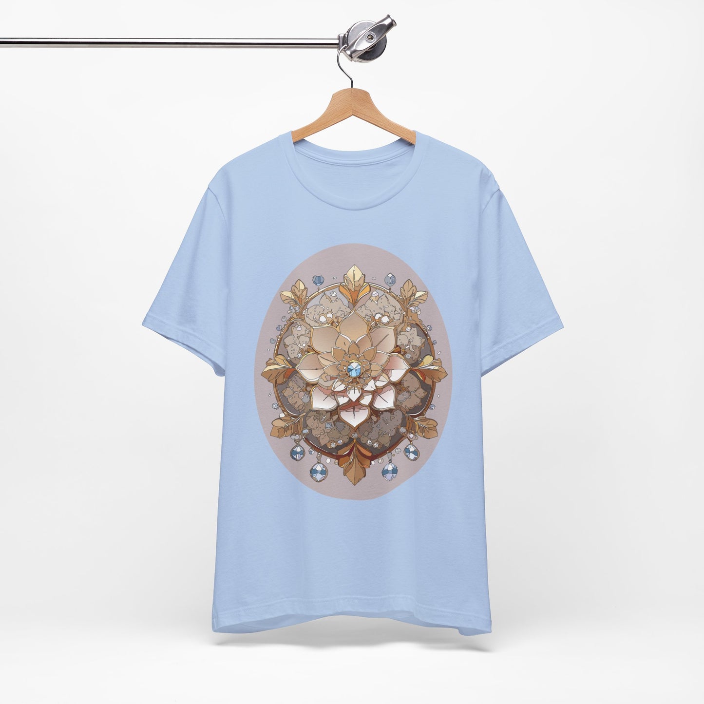 Floral Shirt, Flower Shirt, Tee Shirt with Antique Flower
