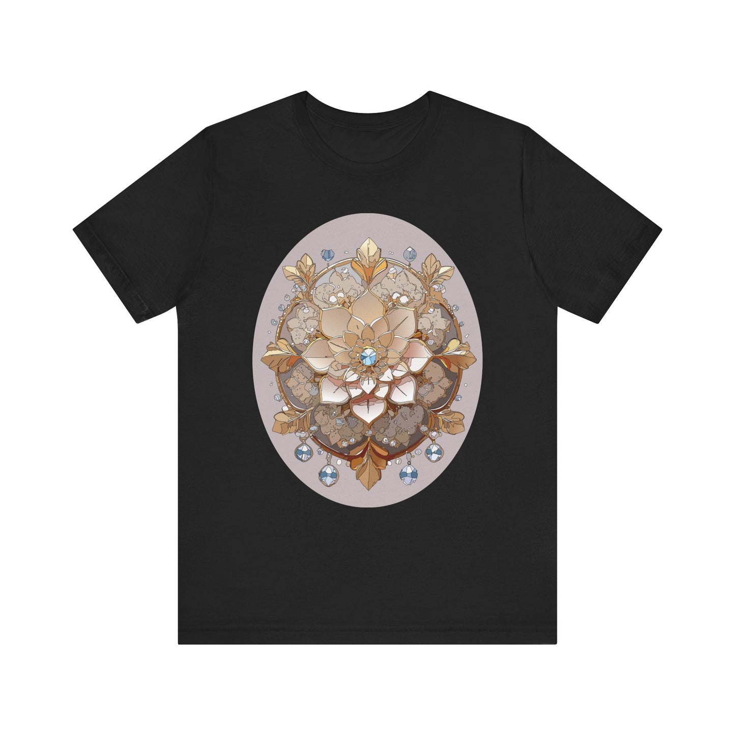 Floral Shirt, Flower Shirt, Tee Shirt with Antique Flower