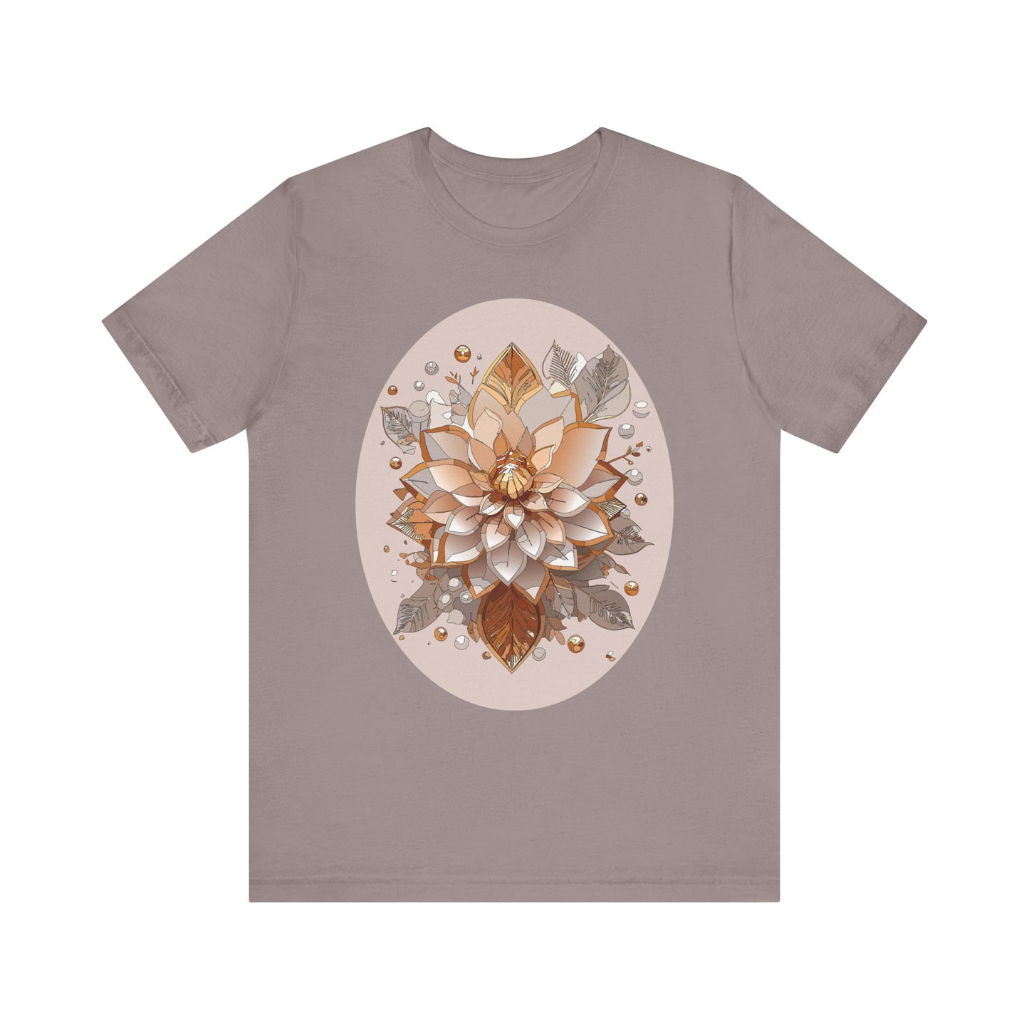 Floral Shirt, Flower Shirt, Tee Shirt with Antique Flower