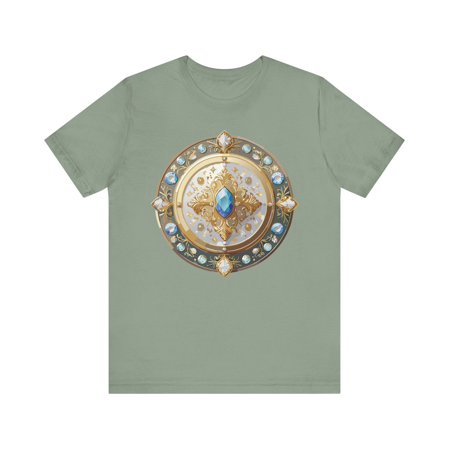 Medallion Shirt, Shirt with Medallion, Tee Shirt with Medal