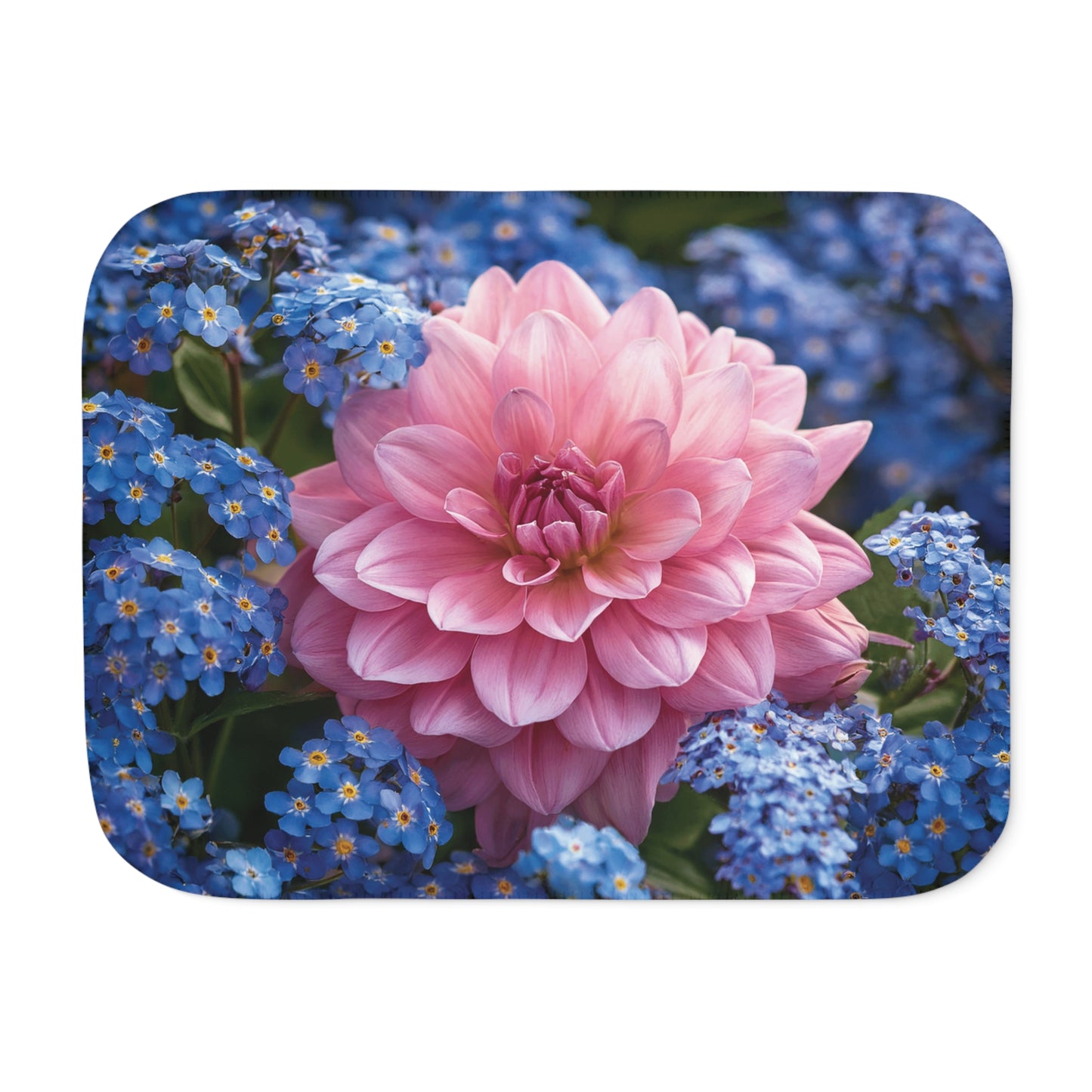 Floral Sherpa Blanket