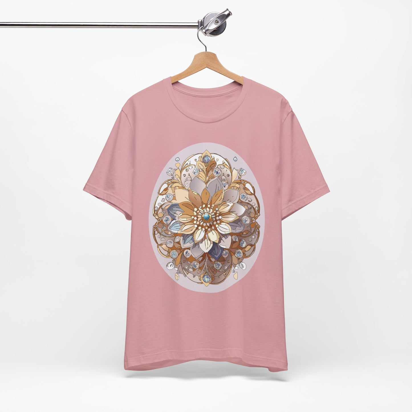 Floral Shirt, Flower Shirt, Tee Shirt with Antique Flower