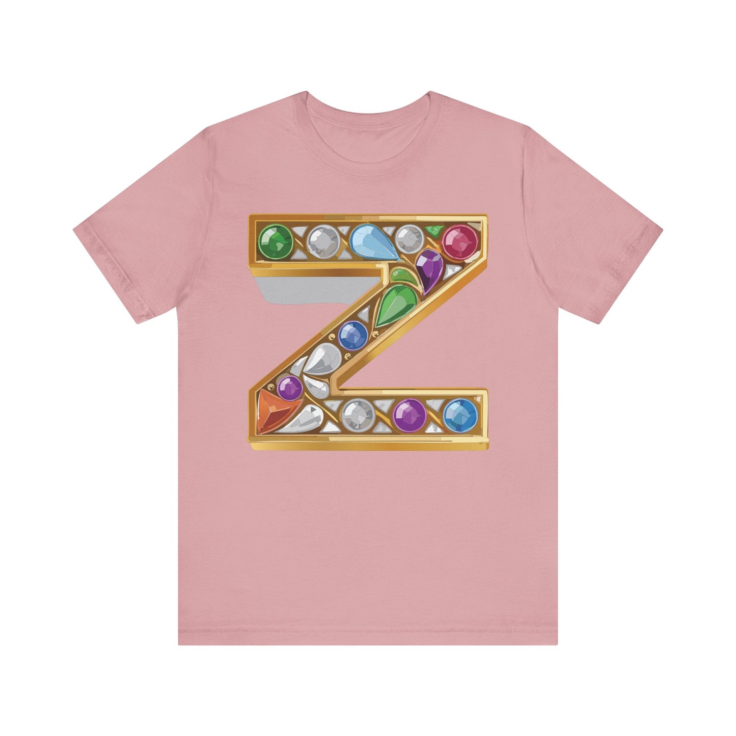 Letter Shirt, Shirt with Letters, Tee Shirt with Gold Letter, Shirt with Antique Letters