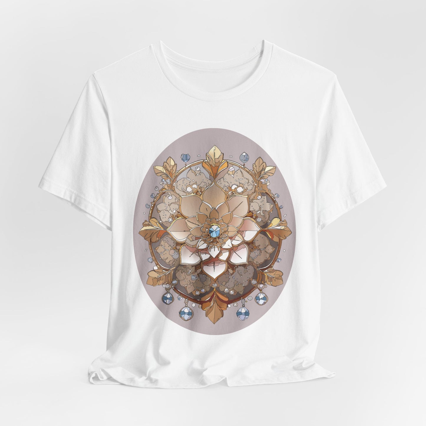 Floral Shirt, Flower Shirt, Tee Shirt with Antique Flower