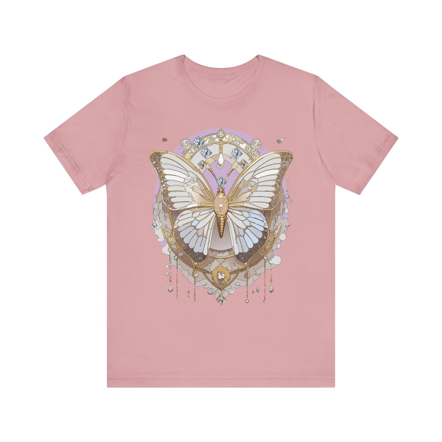 Butterfly Shirt, Shirt with Butterfly, Tee Shirt with Antique Butterfly