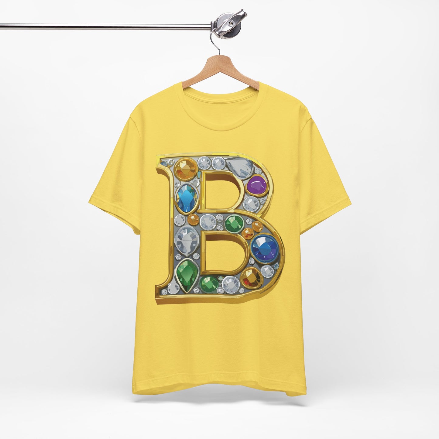 Letter Shirt, Shirt with Letters, Tee Shirt with Gold Letter, Shirt with Antique Letters