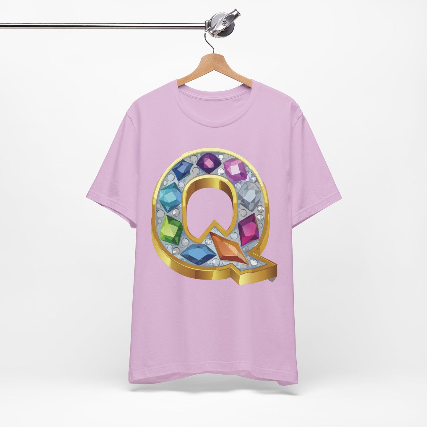 Letter Shirt, Shirt with Letters, Tee Shirt with Gold Letter, Shirt with Antique Letters
