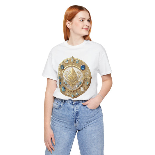 Medallion Shirt, Shirt with Medallion, Tee Shirt with Medal