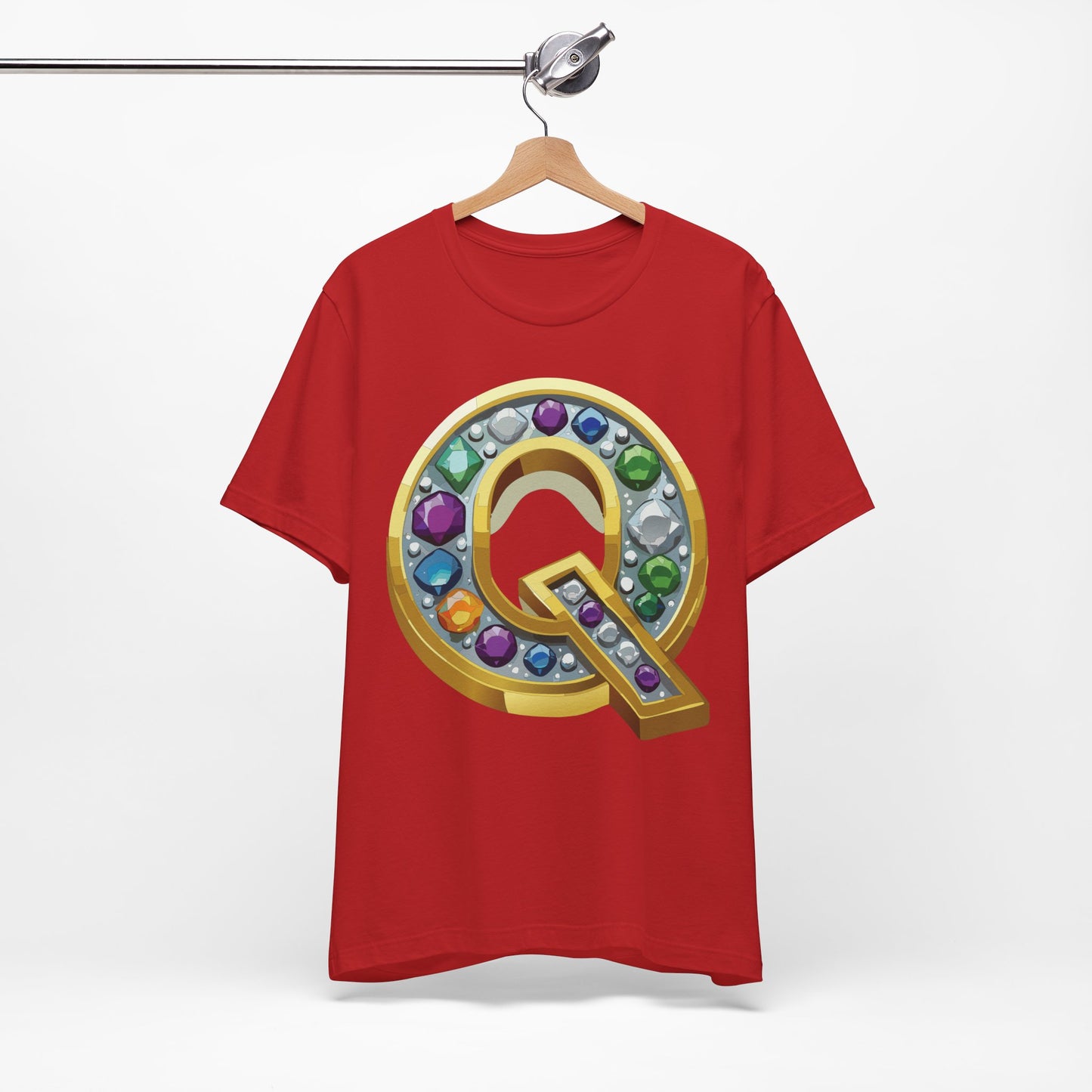 Letter Shirt, Shirt with Letters, Tee Shirt with Gold Letter, Shirt with Antique Letters