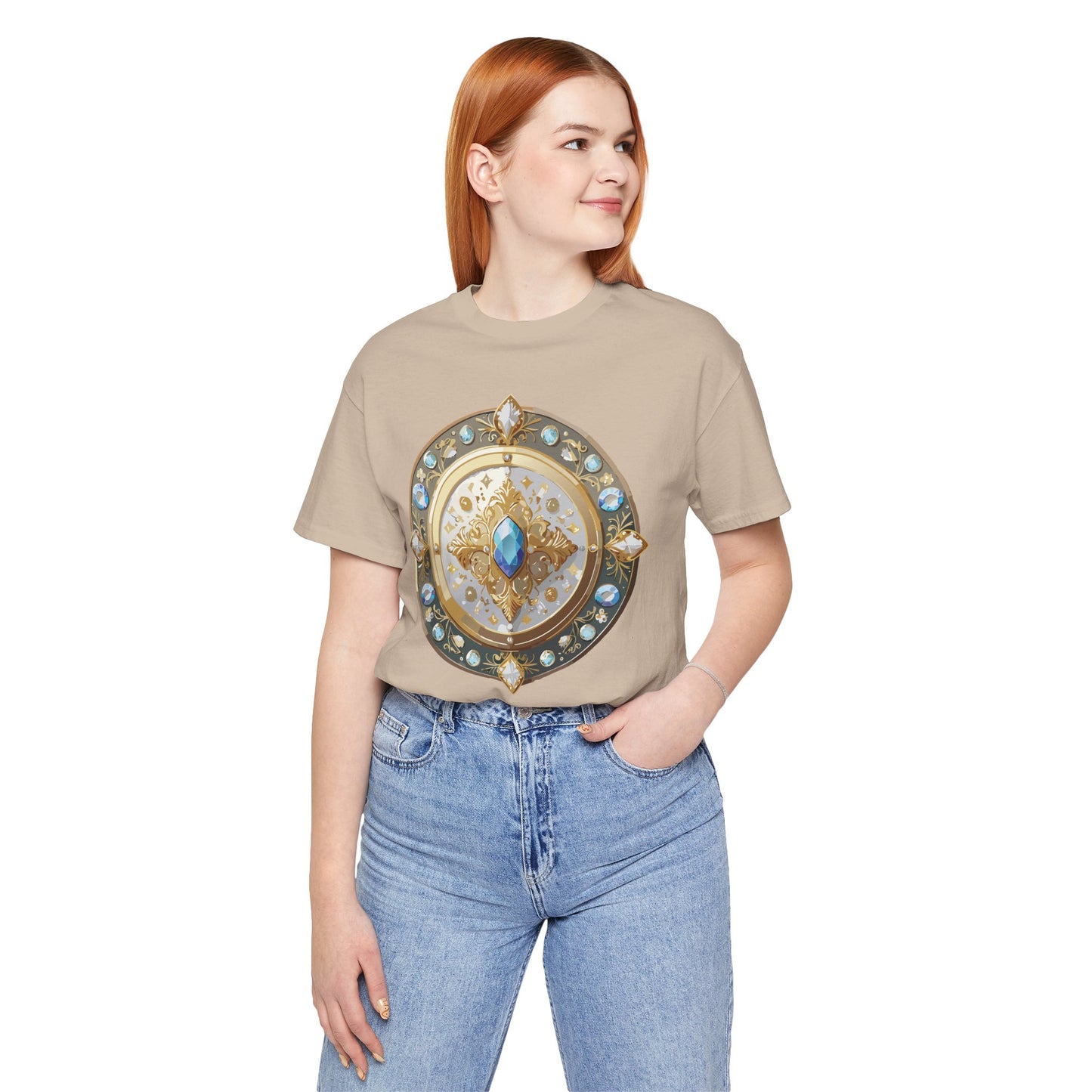 Medallion Shirt, Shirt with Medallion, Tee Shirt with Medal