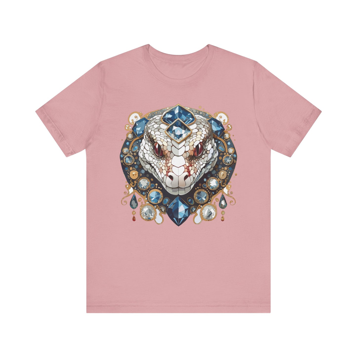 Animal Shirt, Shirt with Animal, Tee Shirt with Gold Animal Medal, Shirt with Antique Animal Medallion
