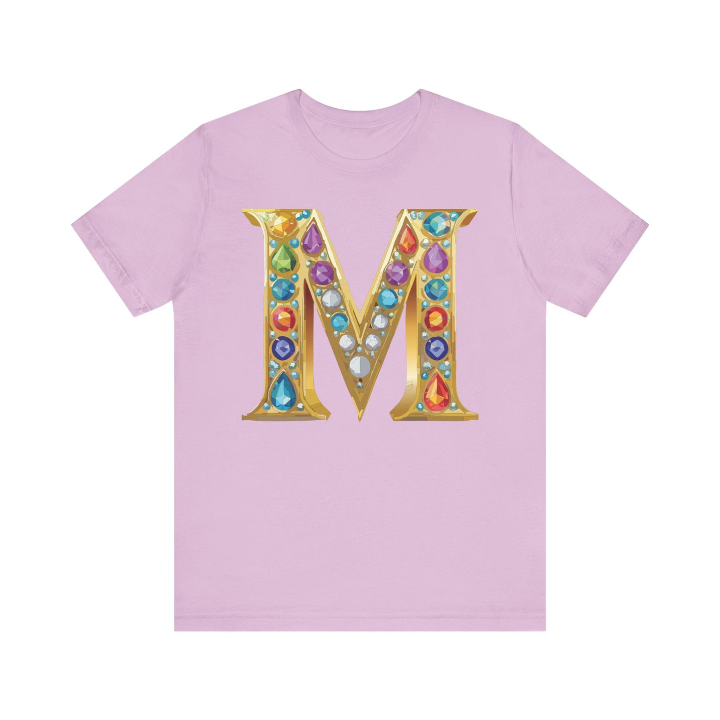 Letter Shirt, Shirt with Letters, Tee Shirt with Gold Letter, Shirt with Antique Letters